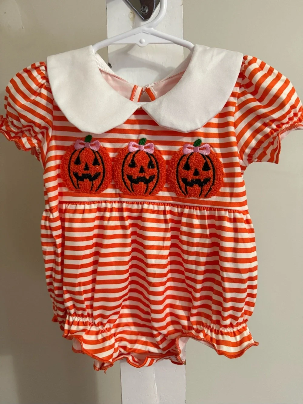 New Girl’s Halloween Bubble Romper